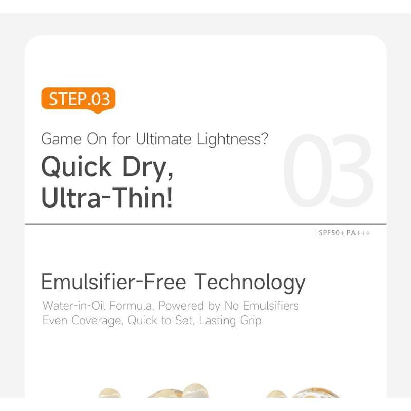 934 - Lightweight Oil-Control Sunscreen Lotion SPF 50+ PA+++