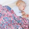 Cherry Blossoms Throw Blanket Beach Travel Decorative Sofas Sofas Blankets