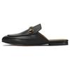 Gucci Princetown Slipper Black Leather Women's 423513 BLM00 1000