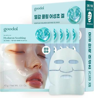 Heartleaf Hyaluron Soothing Gel Mask 43 G X 5 Ea ORIGINAL STORE