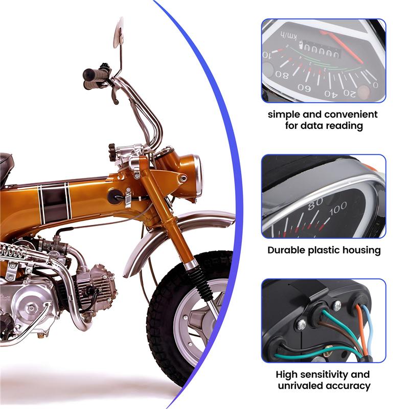 L09A-Motorcycle Speedometer Odometer For Honda DAX 70 DAX CT50 CT70 DIGITAL METER чёрный