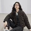 High-end white duck down pressed down jacket women's short winter fashion simple light and thin warm jacket