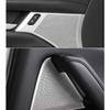 RUIQ Stainless Steel Front and Rear Speaker Ring Garnish for the New Mazda 3 Silver Sedan/Fastback (BP Series) (2019.06~) -