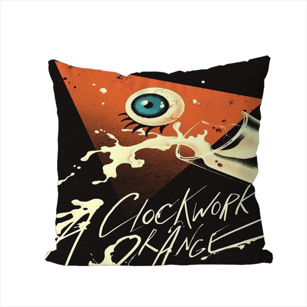 

Movie A CClockwork Orange Pillow Case For Car Sofa Decorative Home Doublesided Print Plush Square Throw Pillow Cushion Cover 30x30cm