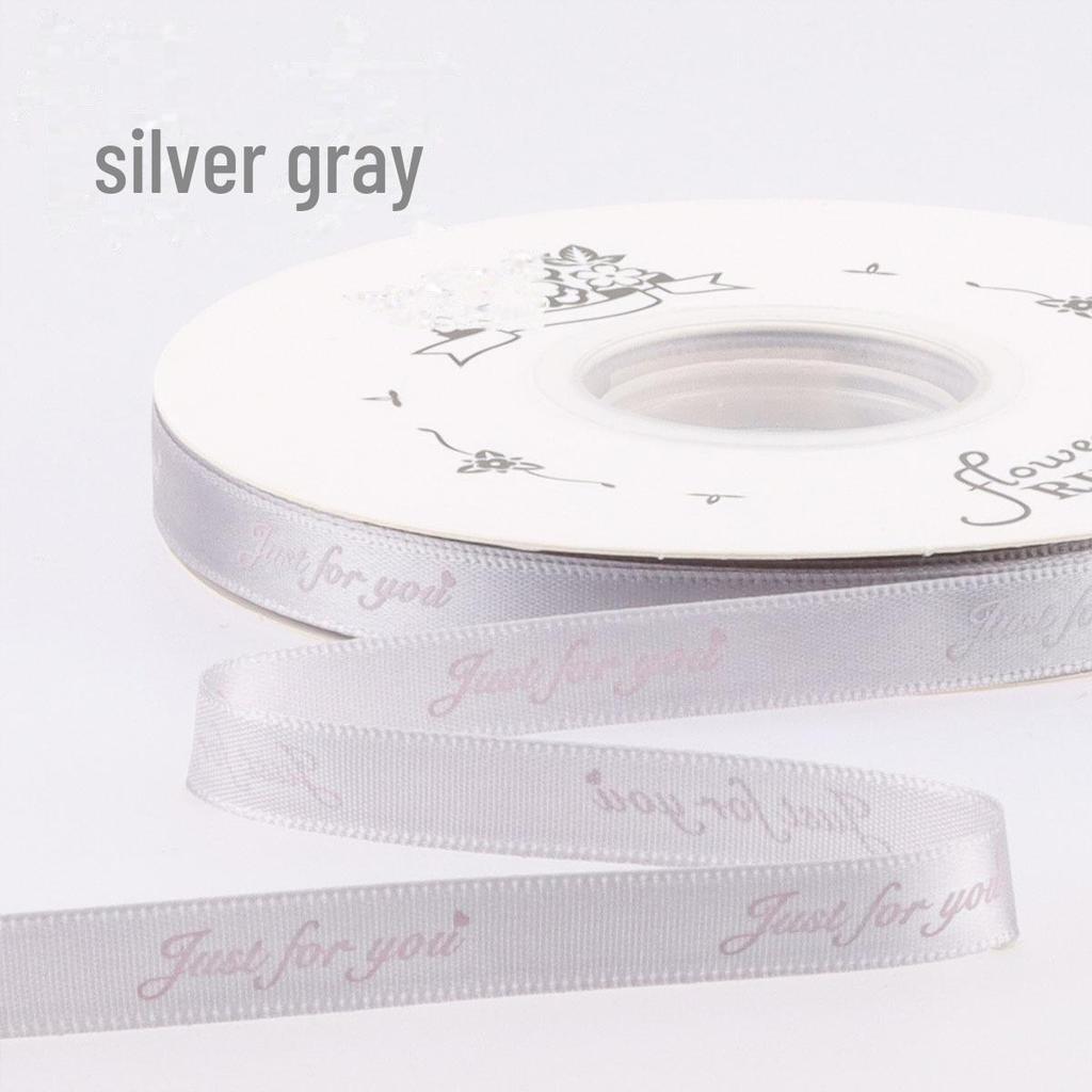 1cm Narrow Printed English Ribbon - Gift, Baking, and Florist Polyester Ribbon