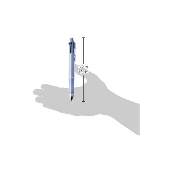 Pilot Dr. Grip 4+1 4-Color Ballpoint Pen 0.7mm + Mechanical Pencil 0.5mm Sky Blue