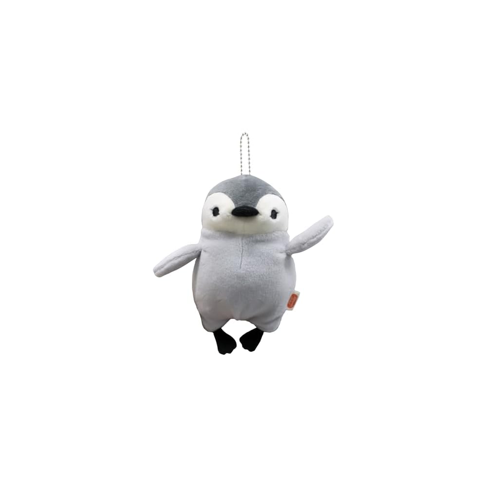 Shinada Global Mochi Series Penguin Plush Toy Mini Gray 7x5x14cm Animal Soft Toy