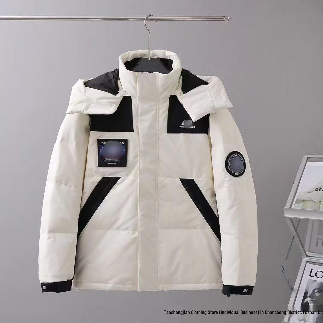 Cross-border NB Cotton Hooded Parka: Men s & Women s Windproof Warm Jacket XXL