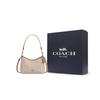 Coach Laurel 19 Coated Canvas Handbag Women Handbags Silver Beige CBH15-SVPWH