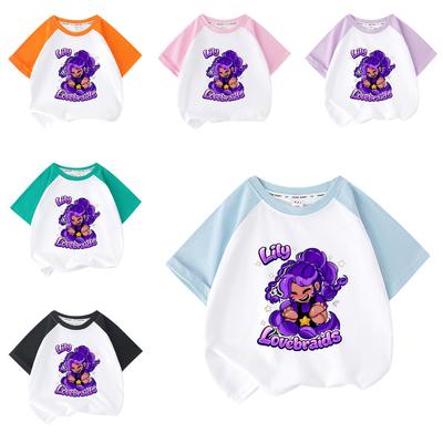 Kid Girls Lily Lovebraids Raglan Short Sleeves T-Shirt