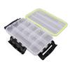 Transparent Plastic Storage Box with Removable Divider Fishing Tackle Fish Hook Protection Box