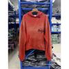 Paly Hollywood FW26 Knit Terry Hooded Sweatshirt Vintage Washed Distressed Loose Fit
