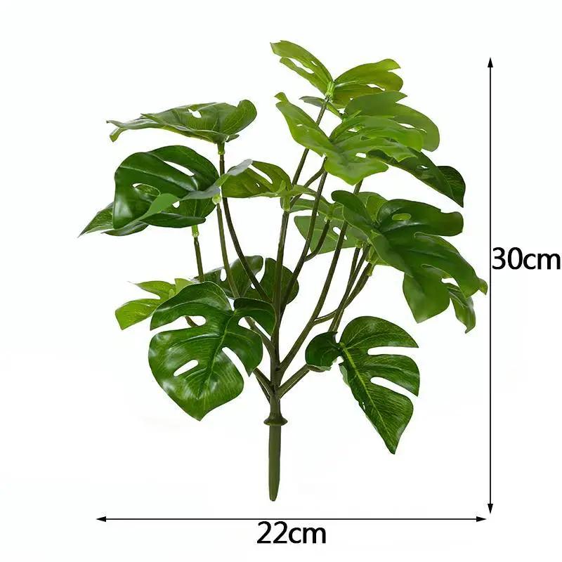Artificial Plant Turtle Back Leaves Green Dill Leaf Small Fake Plant Living Room Office Desk Balcony Decoration Home Garden Deco