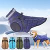 Waterproof Winter Dog Jacket for Medium Large Breeds, Warm Reflective Coat with Plush Lining, Cold Weather Protection