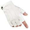 Fashion Punk PU Driving Gloves Button Design Cool Half Finger Gloves Gothic Anti-Slip Performance Gloves Outdoor
