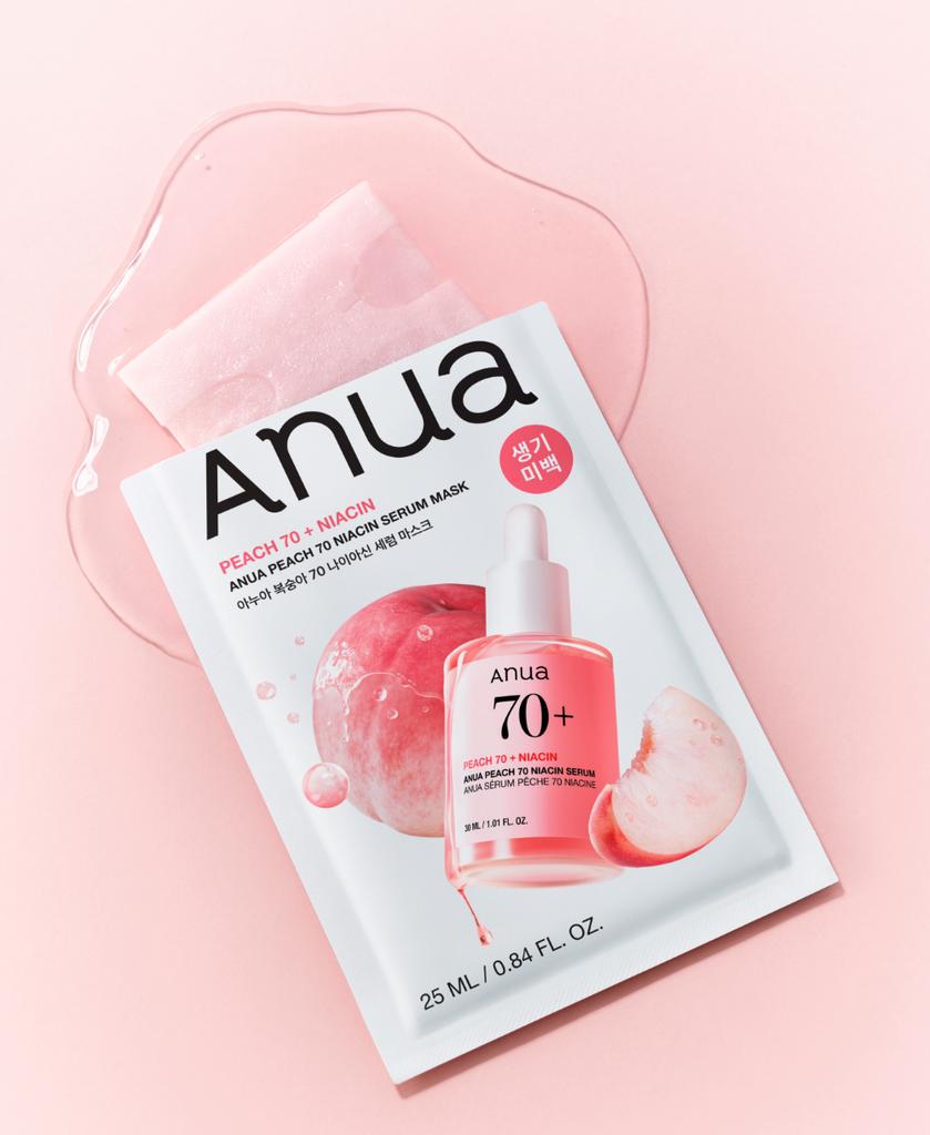 Anua Peach 70 Niacinamide Serum Mask 25ml