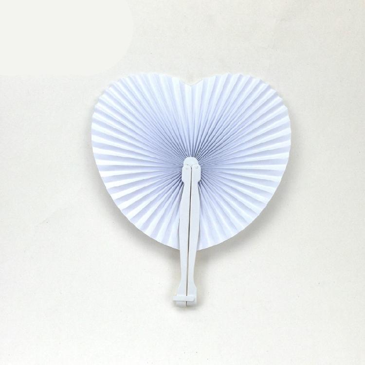 Ventaglio Pieghevole Resistente a Forma di Cuore Ventaglio Dipinto Ventagli a Mano per Festival per Creare Atmosfere Romantiche