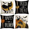 Halloween Pillow Home New Cat Pumpkin Candy Sofa Decorative Pillow Case