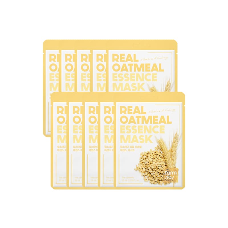 Real Oatmeal Essence Mask Pack (10 sheets)
