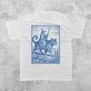 2026 Summer Hot Sale Wizard Cat Rider Vintage Tshirt Unisex Unisex Harajuku Hip Hop Punk Tshirt Y2k Cotton Gothic Round Tshirt