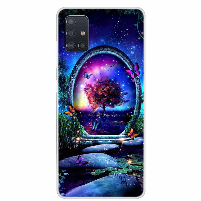 For Coque Samsung Galaxy A71 A51 M31 Case M31S Soft Silicone Back Case for Samsung A71 M31S Cover A 51 Shockproof Case M31 Cover