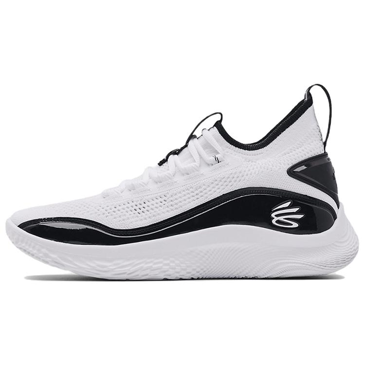 New Under Armour Curry Flow 8 Nm White Black 3024785-111