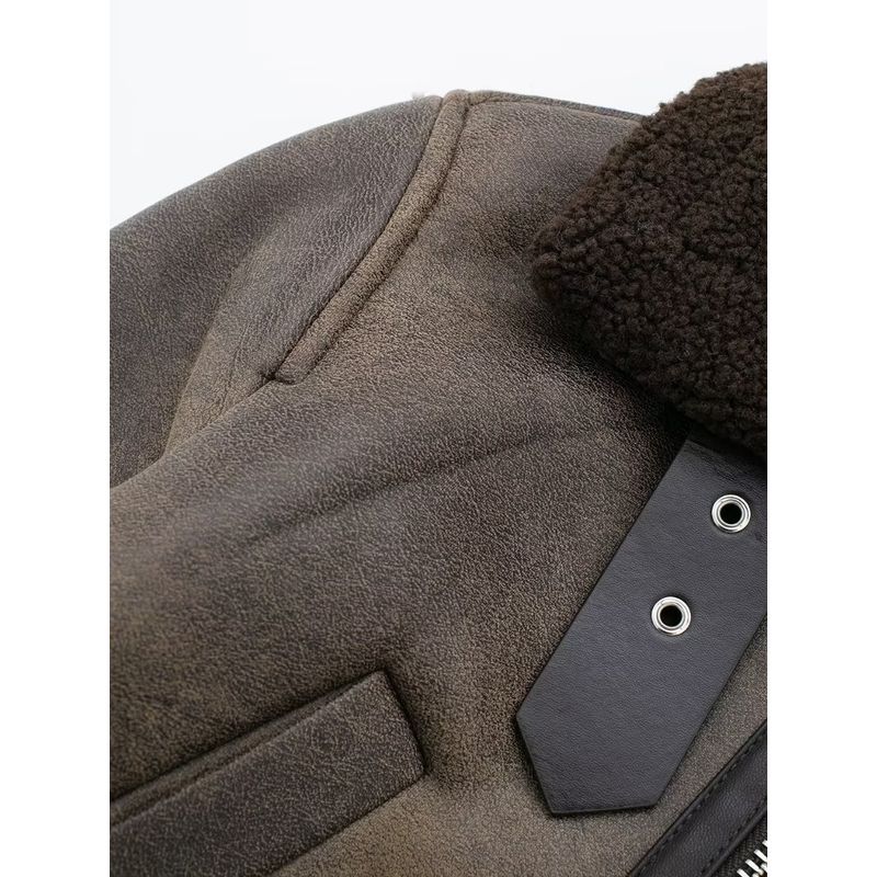 Fashion Kaslead Women's Double-Sided Jacket Outwear