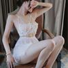 Sex Lingerie Sexy Pajamas Seduction Mesh Perspective Seduction Suspender Nightdress Uniform Suit