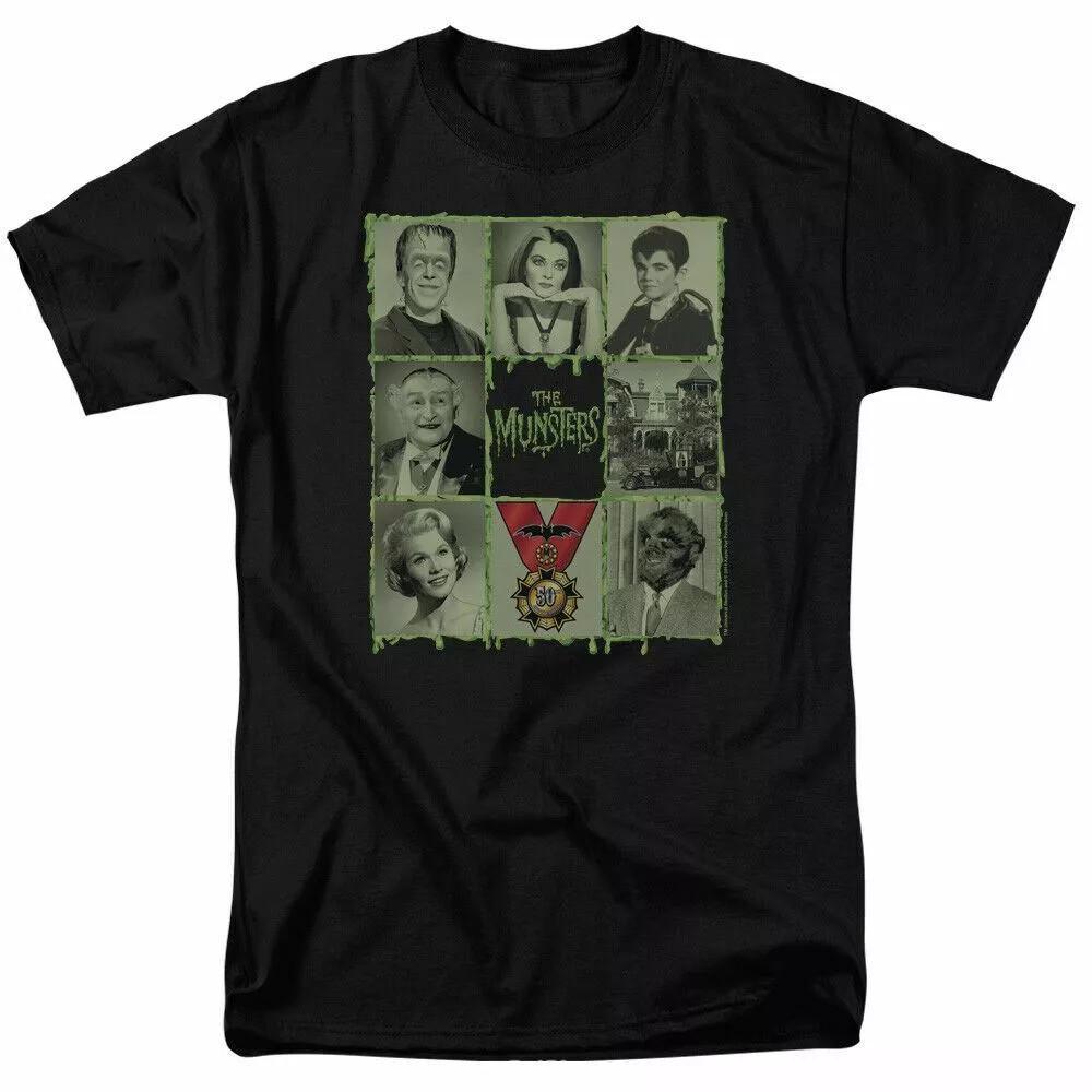 

The Munsters Blocks LiLy Herman Short Sleeve Full Size S-5XL SS688 Unisex T-Shirt XXL