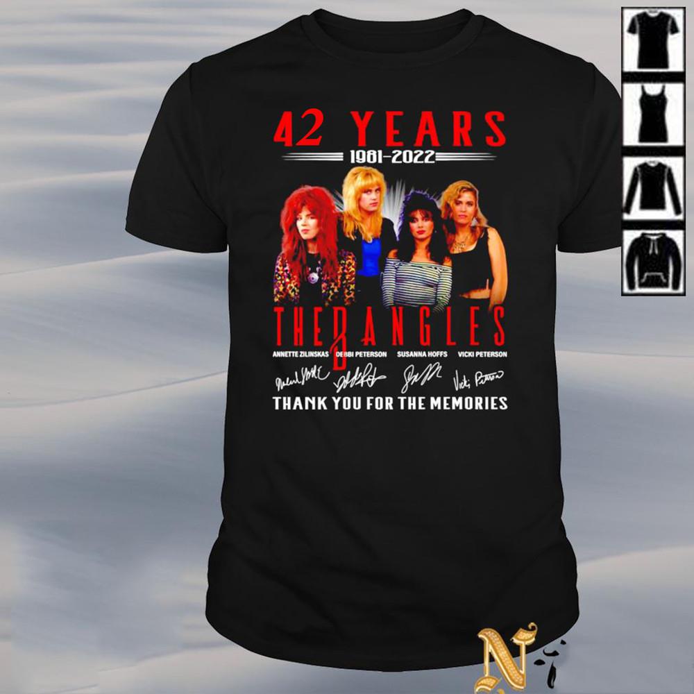 The Bangles Signatures 41 Years Thank You For The Memories T Shirt S-4XL EE511 Unisex T-Shirt