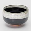 Mino Ware Matcha Bowl Black and White 12.5cm Diameter Japanese Tea Ceremony Ceramic Bowl