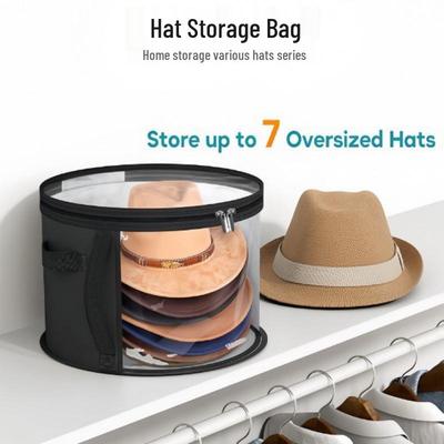 Stackable Round Brim Hat Storage Bag