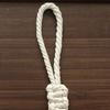 Cotton Rope Braided Pendant Keychain Religious Symbol of Christianity Hand-Woven Braided Keyring Bag Accessories