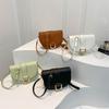 Chic And Trendy Pu Saddle Bag For Women Spring Summer Fashion Crossbody Bag With Stitching Design