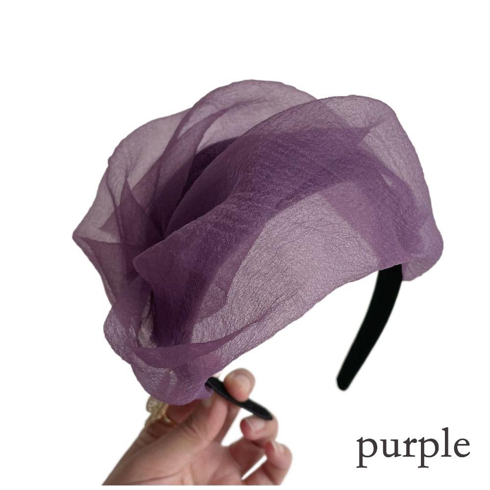 Hair Accessories Women's Half Hat Cover Headwear French Hair Half Hat Hoop  Girl