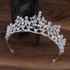 Elegant Crown Hair Accessory Shiny Princess Rhinestone Tiara  Birthday Head Jewelry