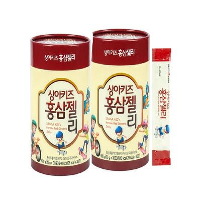Sang-A Pharmaceutical Sang-A Kids Red Ginseng Jelly 30 Packets, 600g, 2 Units