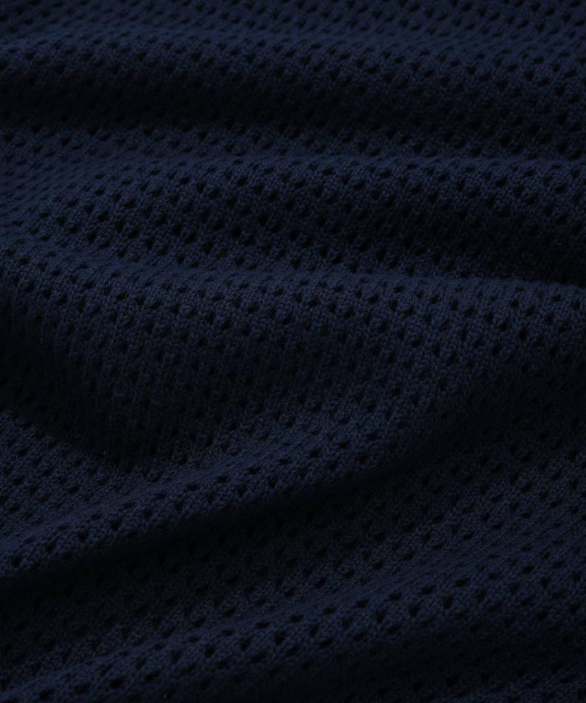 Covernat Crochet Knit Vest Navy