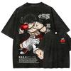 Hajime No Ippo Vintage Washed Cotton Anime Shirt, Manga Tee Mineral Wash T-Shirt
