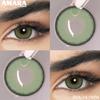 AMARA Colored Contacts Lenses Brown Eyes Natural Contacts Gray Beautiful Pupils Blue Eye Lens Yearly Green Beauty Makeup Lens