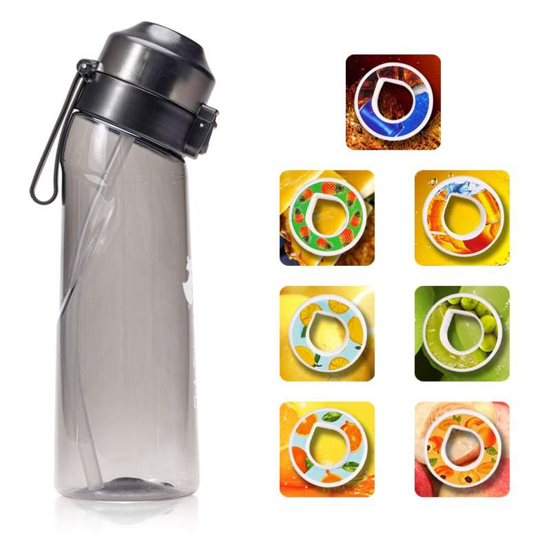 Sticlă de apă parfumată cu capsulă de aromă și inel aromatic - Cupă rezistentă la temperaturi înalte în stoc