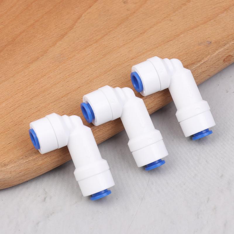 Single-Piece Check Valve Connector 1/4" Check For Valve Push In For Non Return Water Reverse Osmosis System Filters