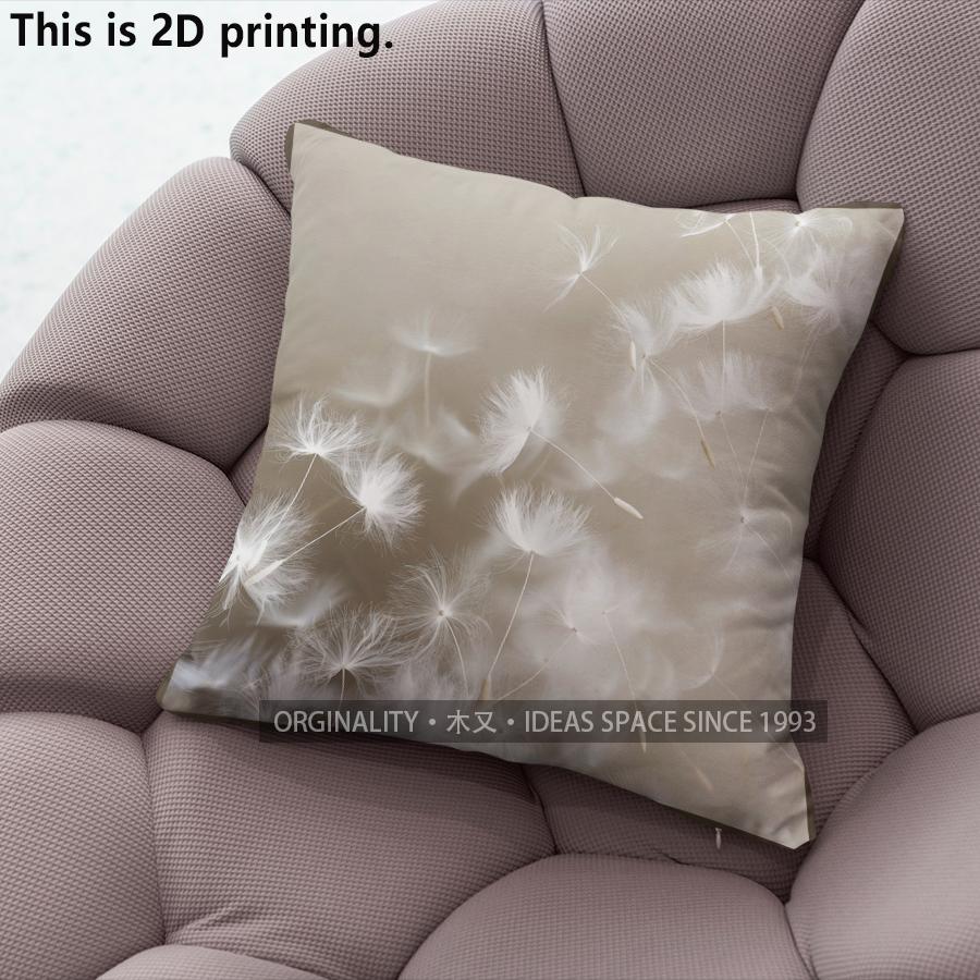 Dandelion Print Throw Pillow Covers Pattern Cushion Cover Suitable For Sofa Bedroom Car Pillow Cover