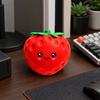 Portable Stress Reliever Cartoon Strawberry Relief Toy Giant Squeeze Fake Safe Toy Fruit Sensory Fidget for Home Office School Adult