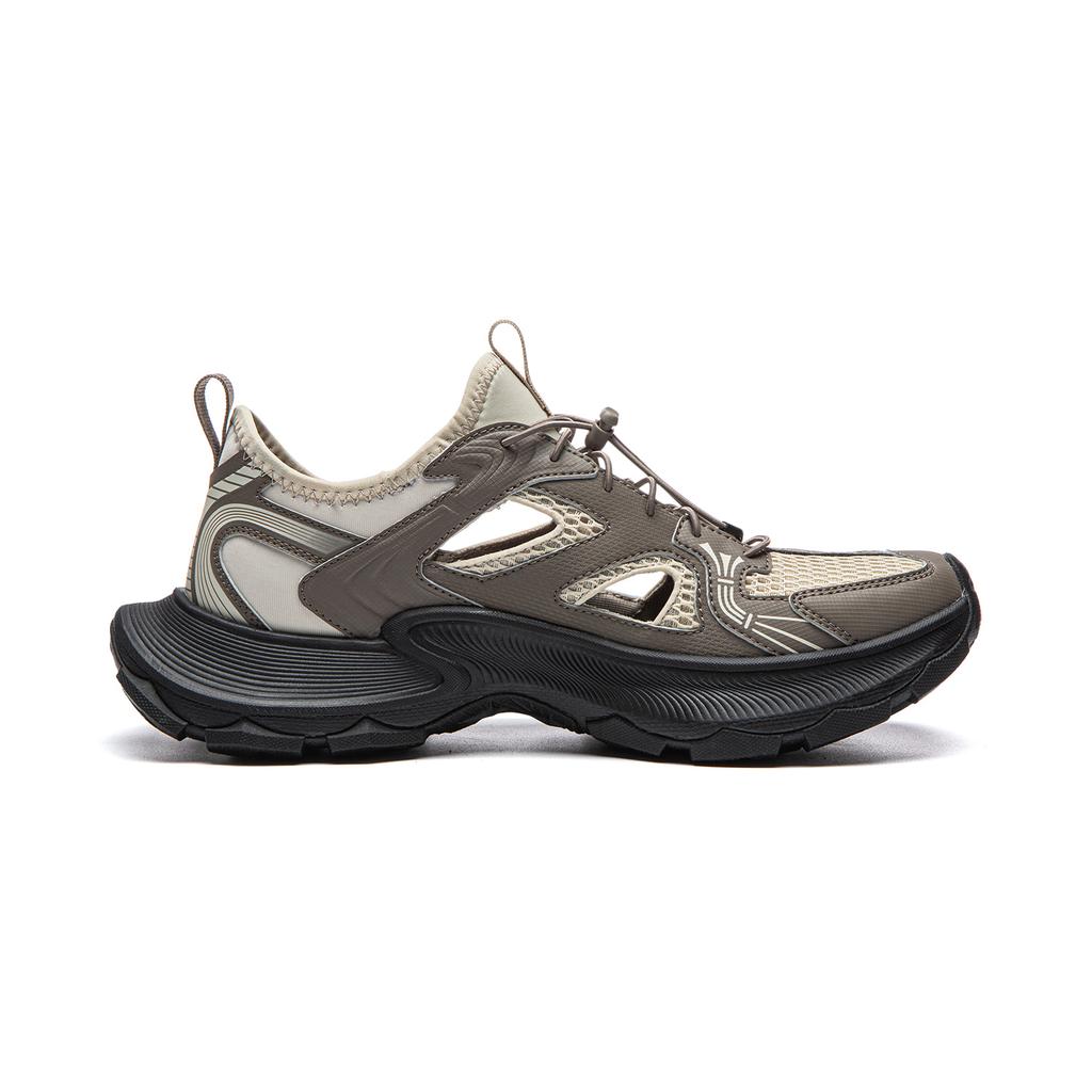 Li Ning Star Halo 2 Slip Resistant, Abrasion Resistant, Lightweight River Trekking Shoes Men's Beige Brown AGUW013-4