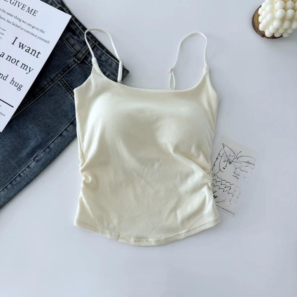 Nádržka s hrudní vložkou Halter Crop Topy Dámské Letní Tílka Bez zad Módní Trubkový Dámský Bez rukávů Zkrácená Vesta