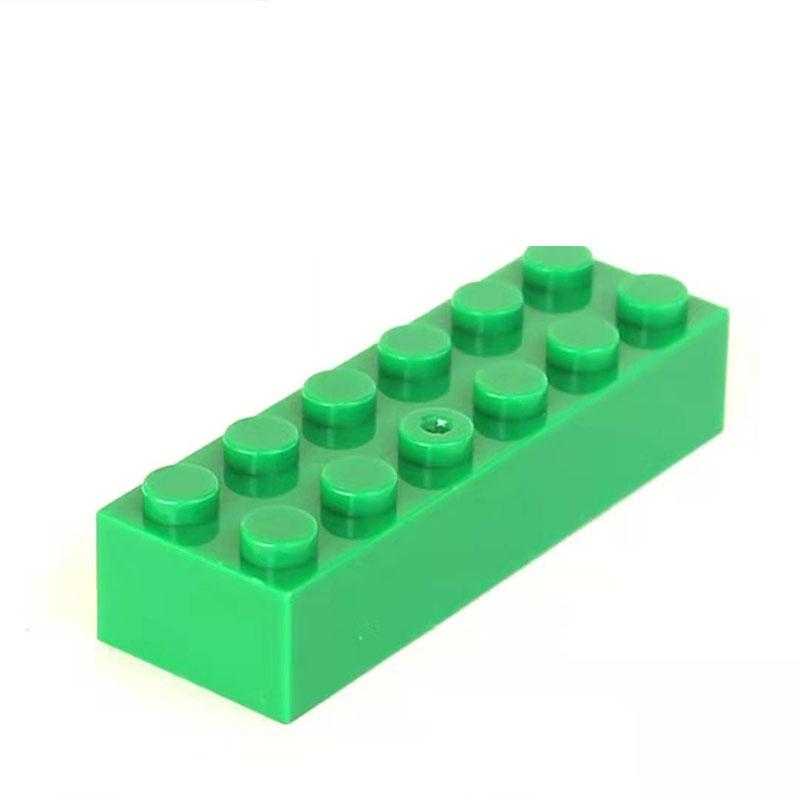 100g 2x6 Dot DlY Assembling Modules ThickFigures Bricks Educational Toy Creative Design SizeCompatible Equipped With Durable Plastic Playthings for