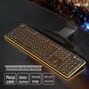 Silent Wireless Wolf Path Keyboard & Mouse Set for Office & Gaming