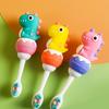 1-10Y Clean Toothbrush Cartoon Dinosaur Multiple Colour Deep Cleaning Food Grade Kids Toothbrush for Home