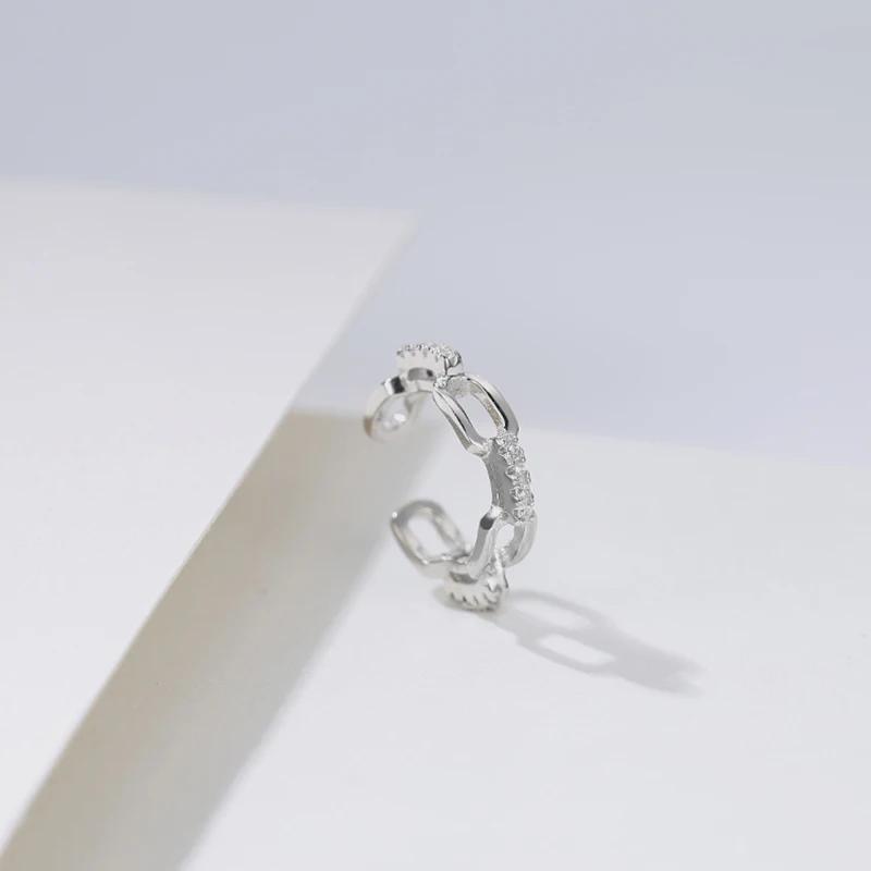 1 pcs Charming Line Zircon Clip On Earrings Ear Cuff Without Piercing Earrings Jewelry